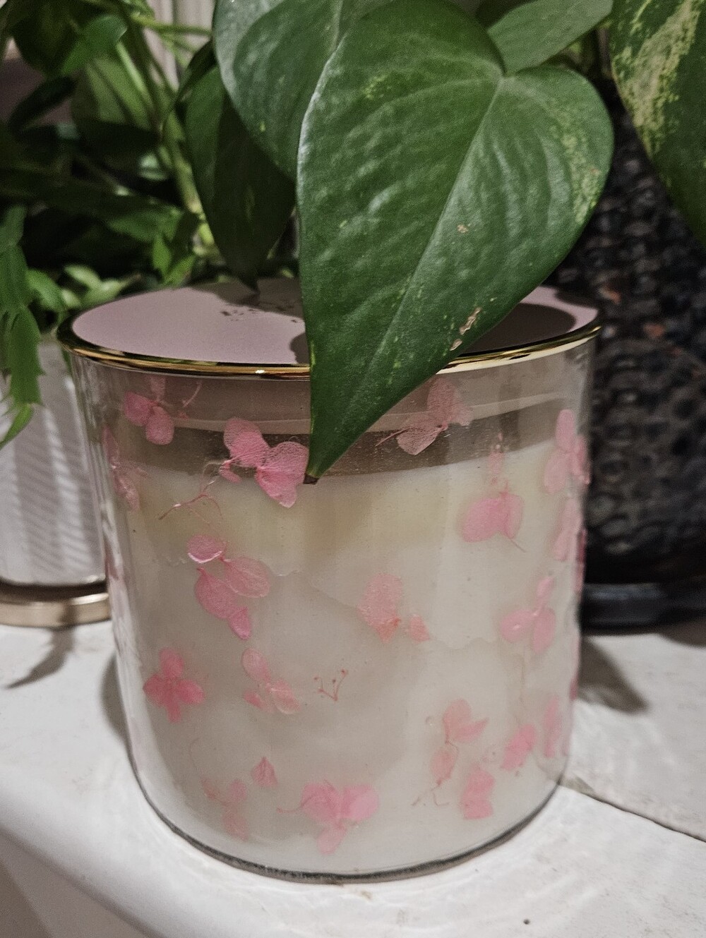 DW Home White Tea & Lotus Scented Candle - White, 3 Wick